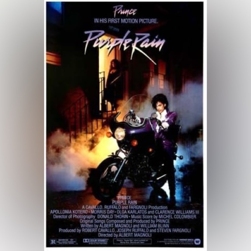 Prince Purple Rain Movie Poster 24”x36”